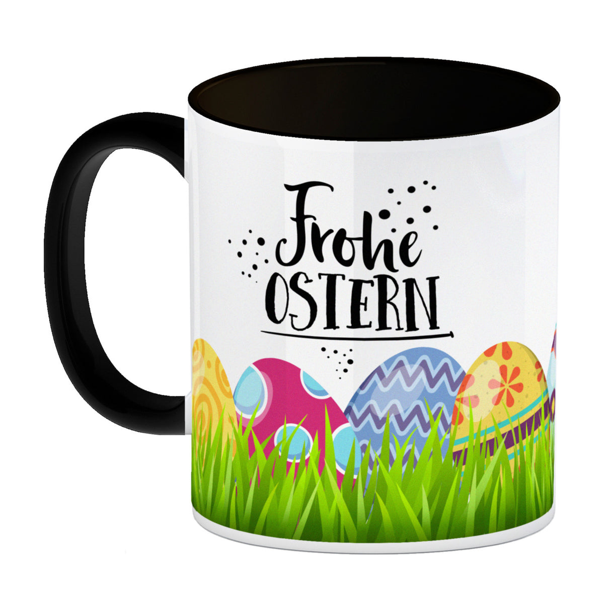 Kaffeebecher mit Spruch: Frohe Ostern