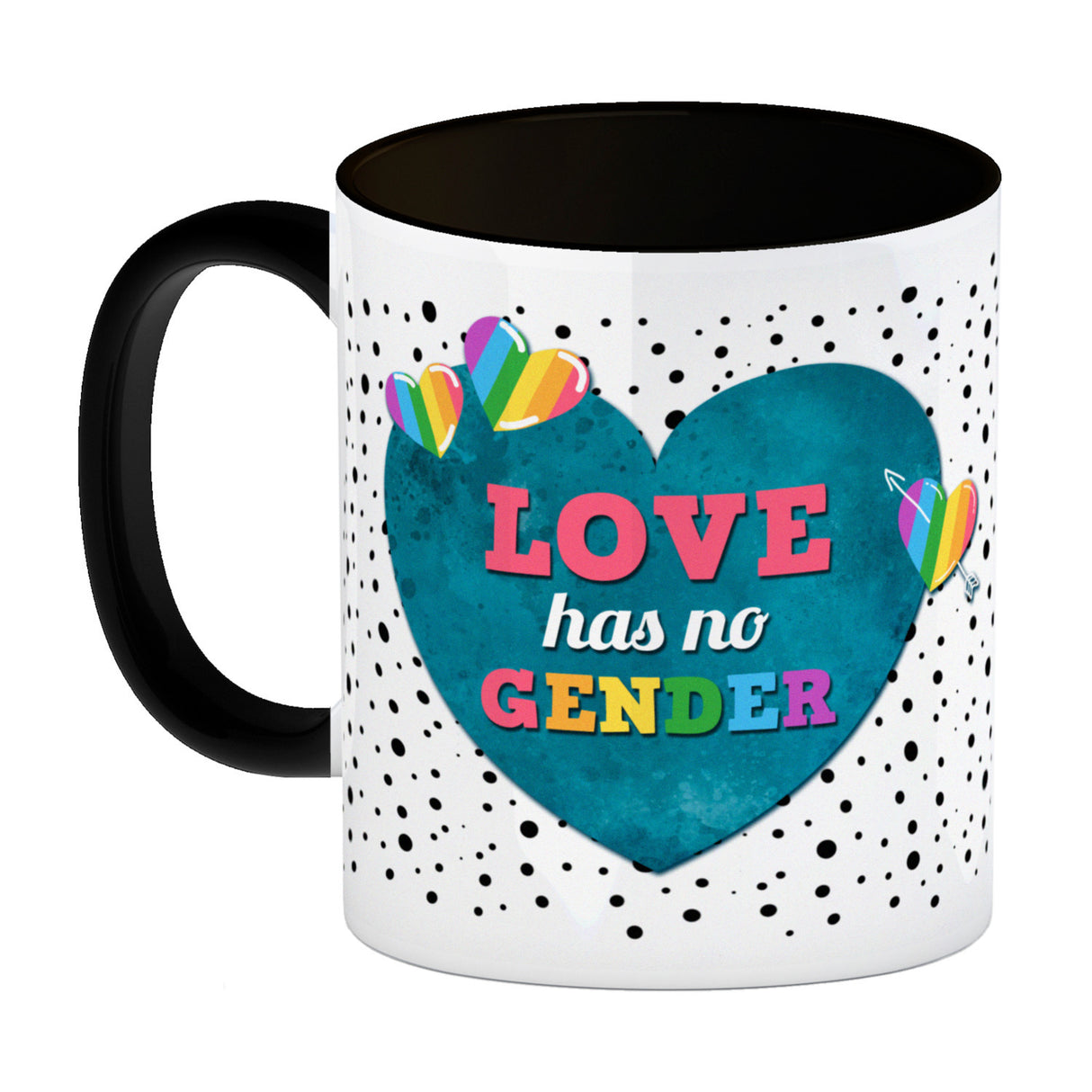 Kaffeebecher mit Spruch: Love has no gender