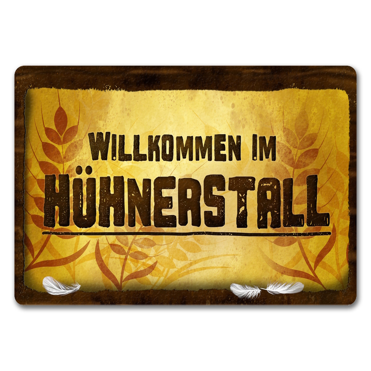 Willkommen im Hühnerstall Fußmatte