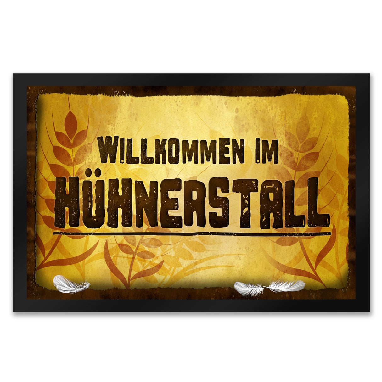 Willkommen im Hühnerstall Fußmatte