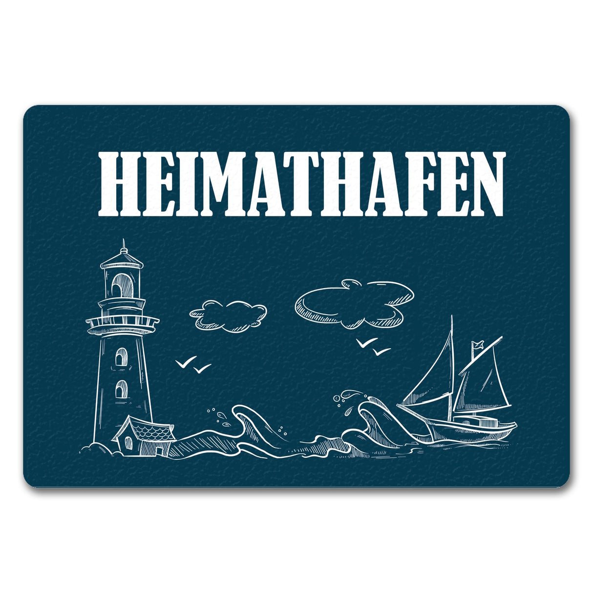 Heimathafen Leuchtturm Fußmatte