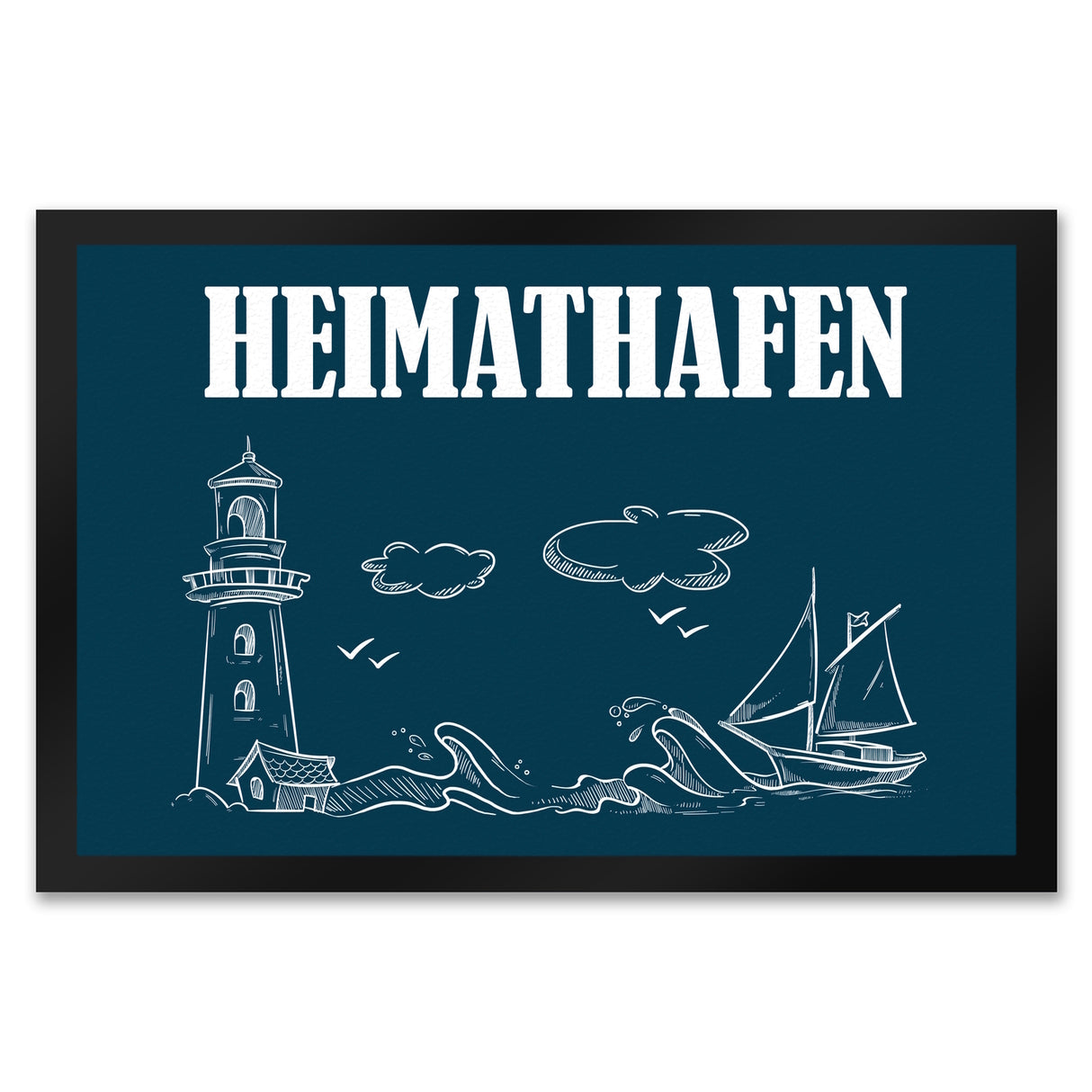 Heimathafen Leuchtturm Fußmatte