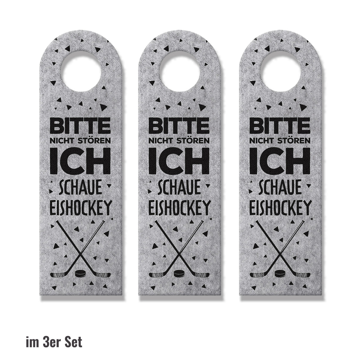Bitte nicht stören, ich schaue Eishockey - Komm rein Türhänger