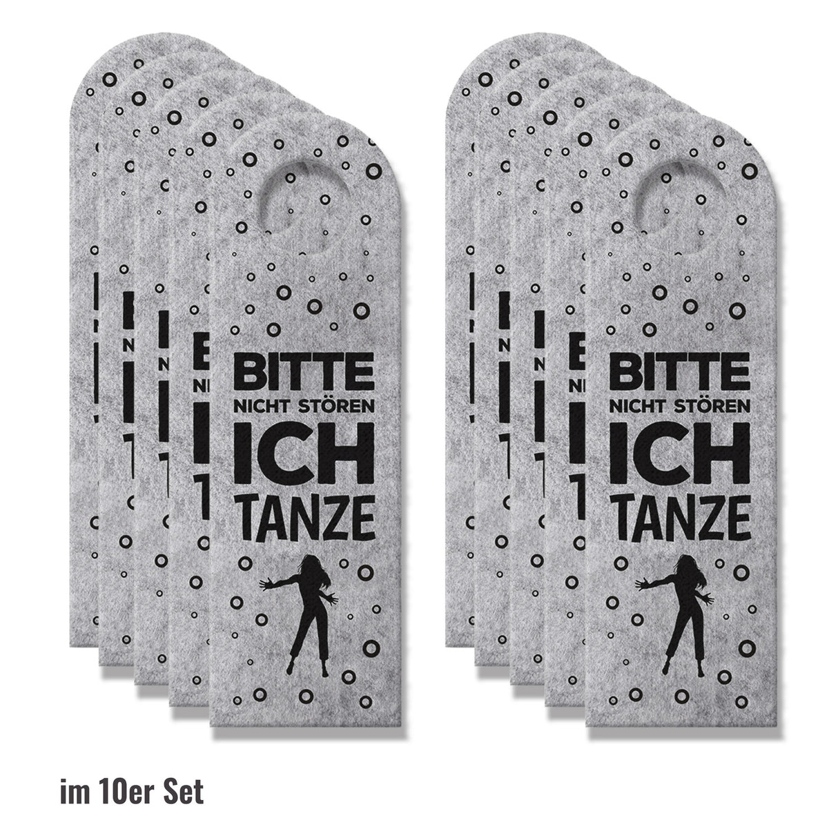 Bitte nicht stören, ich tanze oder Komm rein Türhänger mit Tanz Motiv