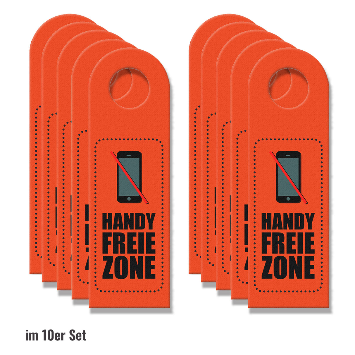 Handy freie Zone Türhänger in Orange