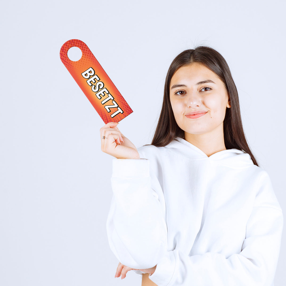 Besetzt oder Frei Türhänger für die Toilettentüre - Klo WC Toilette Toilettentür Klopapier