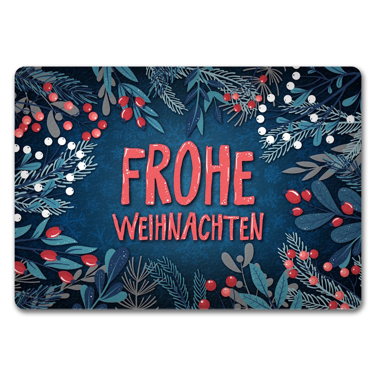 Frohe Weihnachten Fußmatte