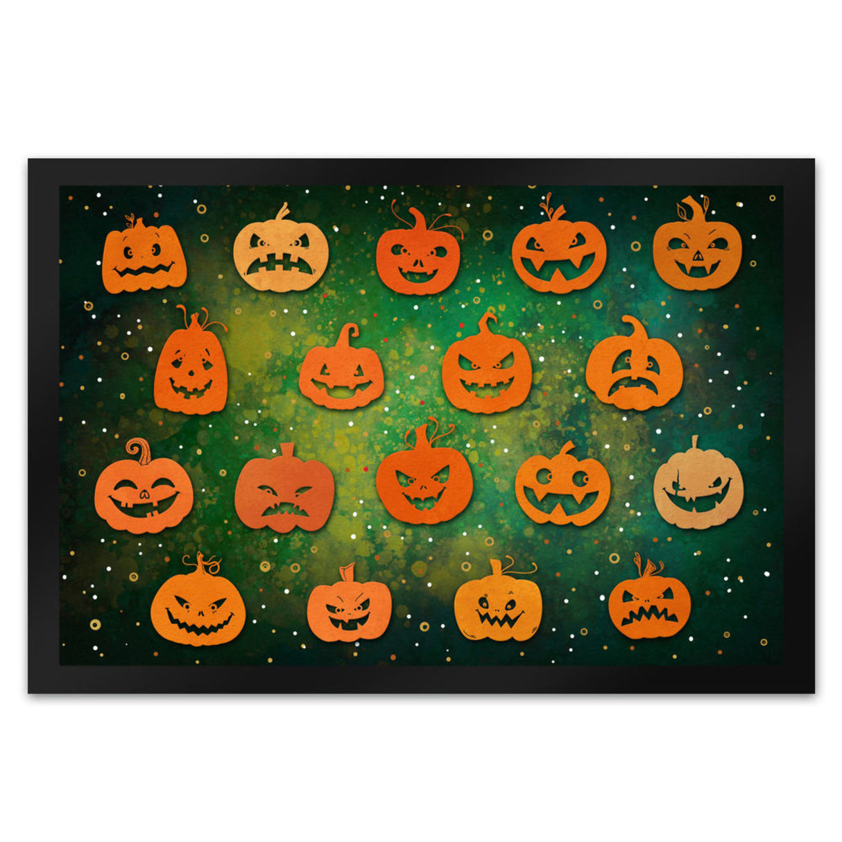 Kürbis Fußmatte Halloween Nacht Angst Schreck Hexe Zombie Blut Kinder