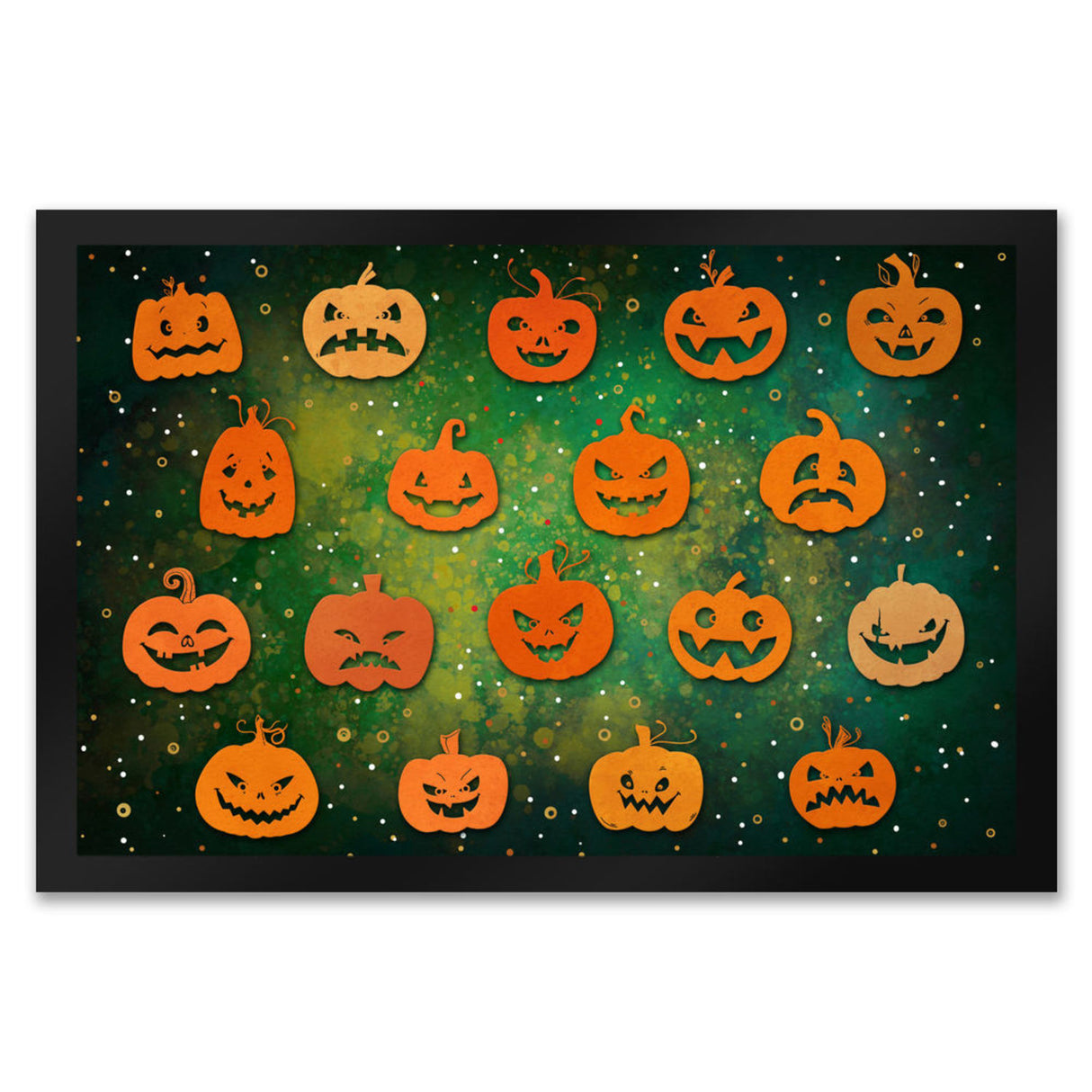 Kürbis Fußmatte Halloween Nacht Angst Schreck Hexe Zombie Blut Kinder