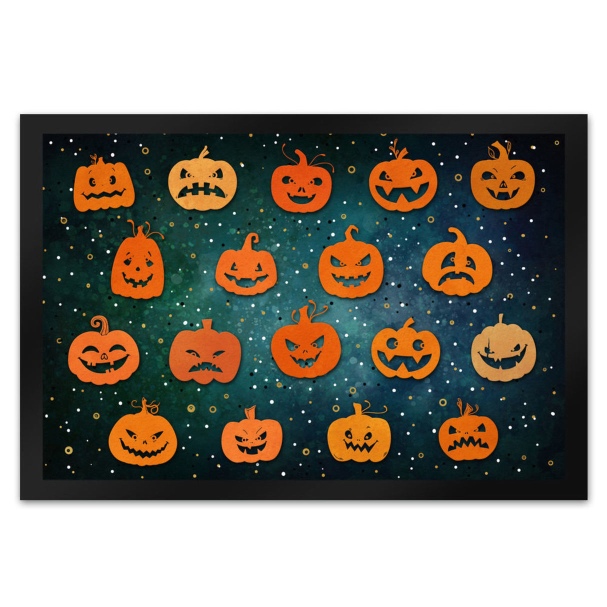 Kürbis Fußmatte Halloween Nacht Angst Schreck Hexe Zombie Blut Kinder