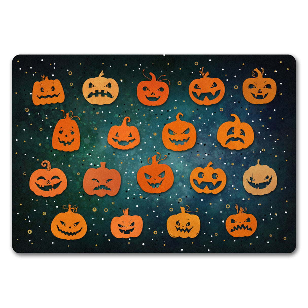Kürbis Fußmatte Halloween Nacht Angst Schreck Hexe Zombie Blut Kinder