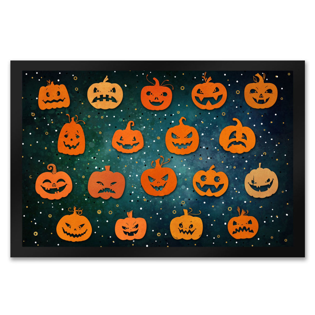 Kürbis Fußmatte Halloween Nacht Angst Schreck Hexe Zombie Blut Kinder