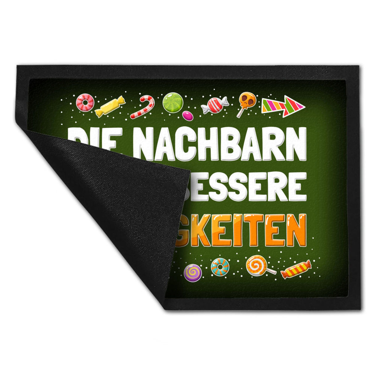 Die Nachbarn haben bessere Süßigkeiten Fußmatte Halloween Kinder Kind nacht Angst