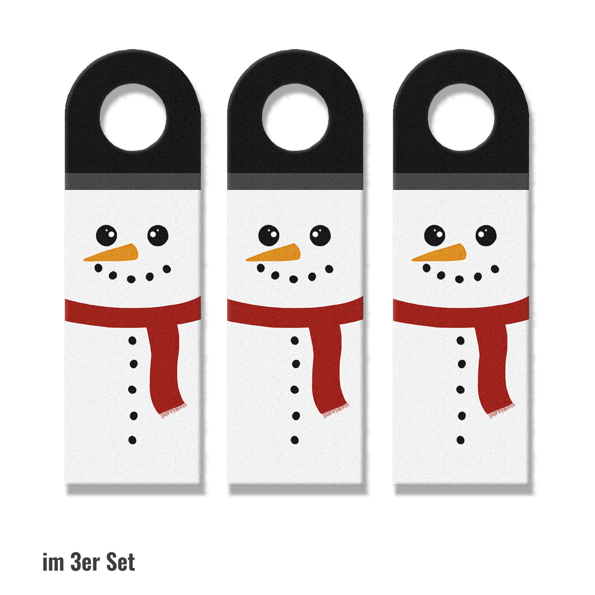 Weihnachtswesen Türhänger - Weihnachten Advent Winter Dezember Schnee Nikolaus Wichtel Schneemann