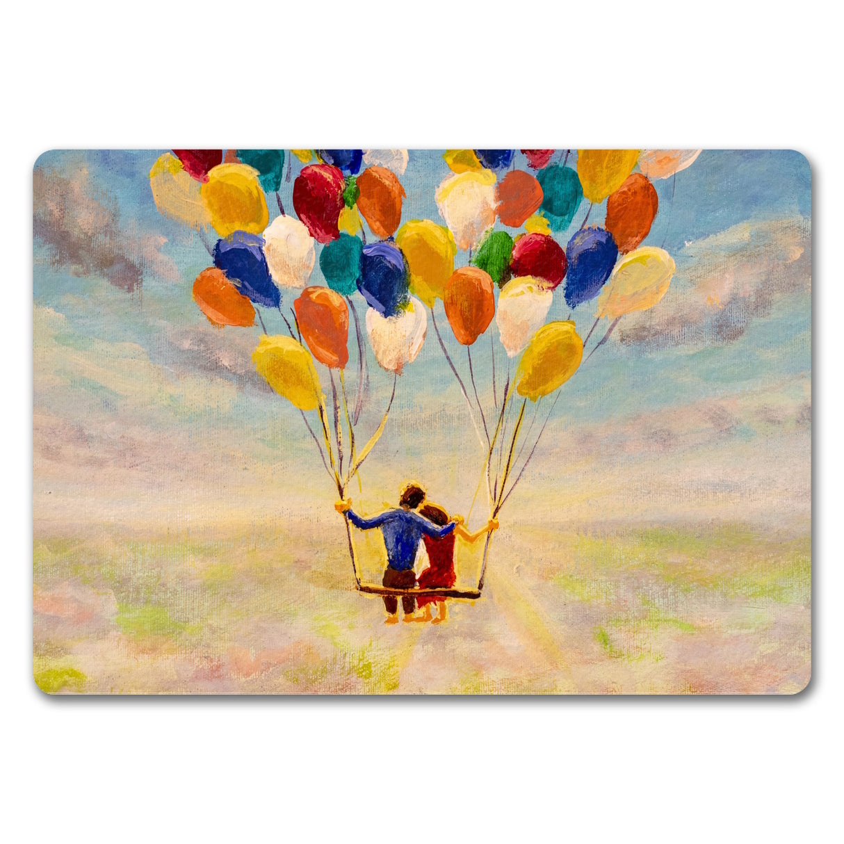Luftballon Love and Life Fußmatte