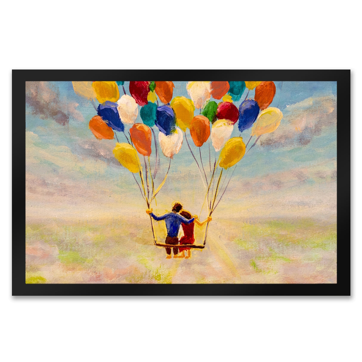 Luftballon Love and Life Fußmatte