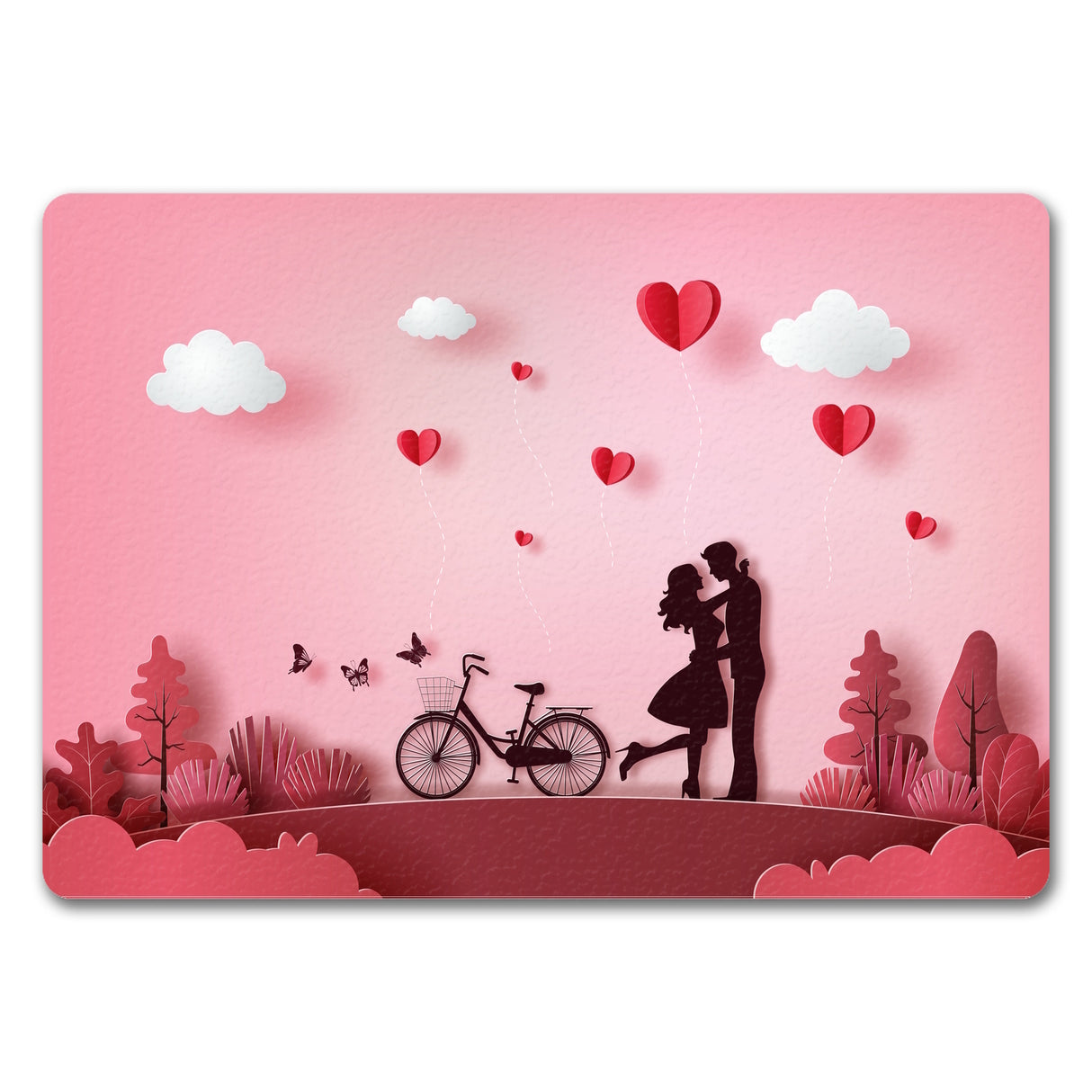 True Love in Red Fußmatte