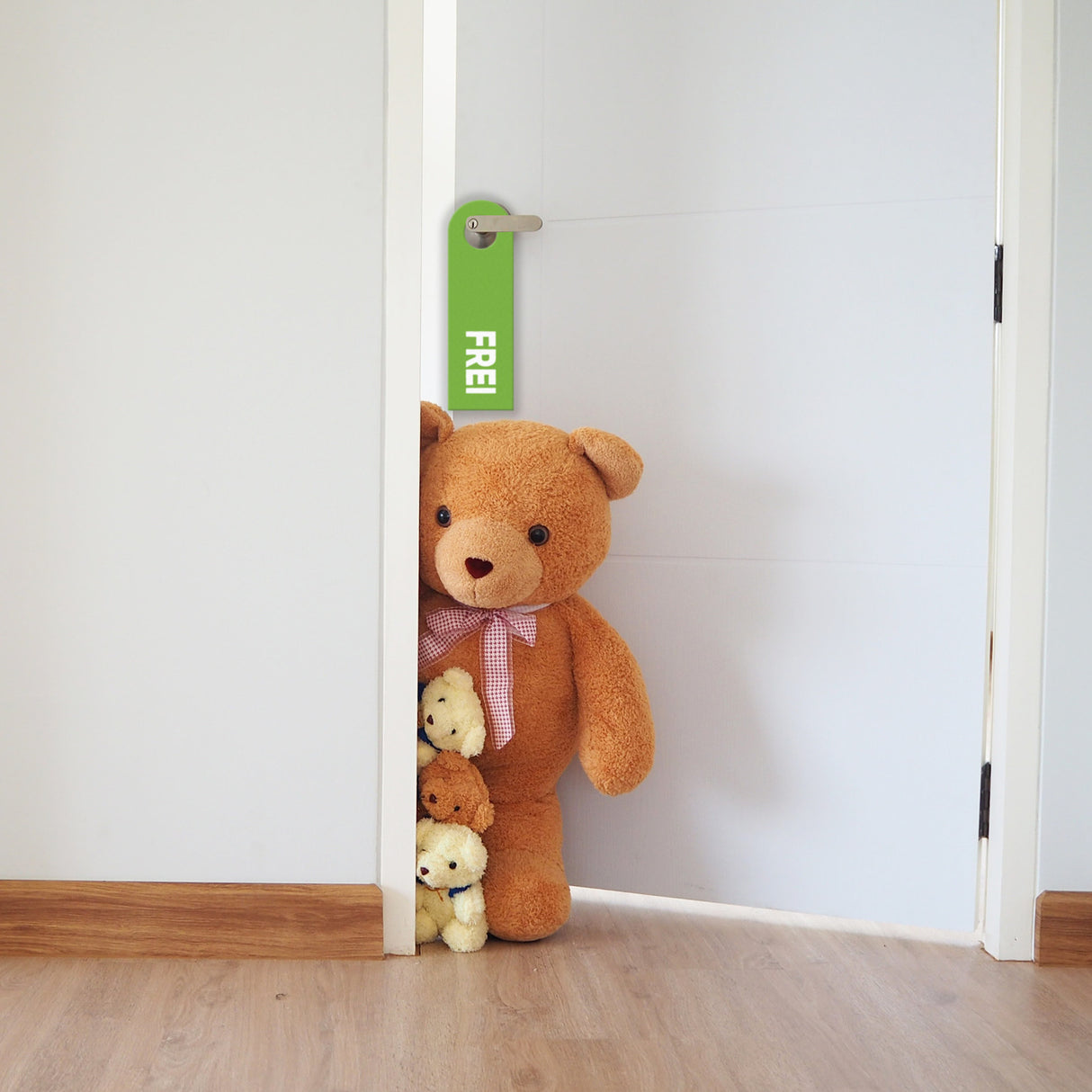 Besetzt oder Frei Türhänger für die Toilettentüre - Klo WC Toilette Toilettentür Klopapier