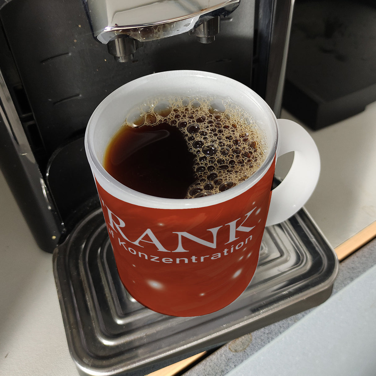 Kaffeebecher mit Heiltrank Motiv für alle Nerds und Geeks