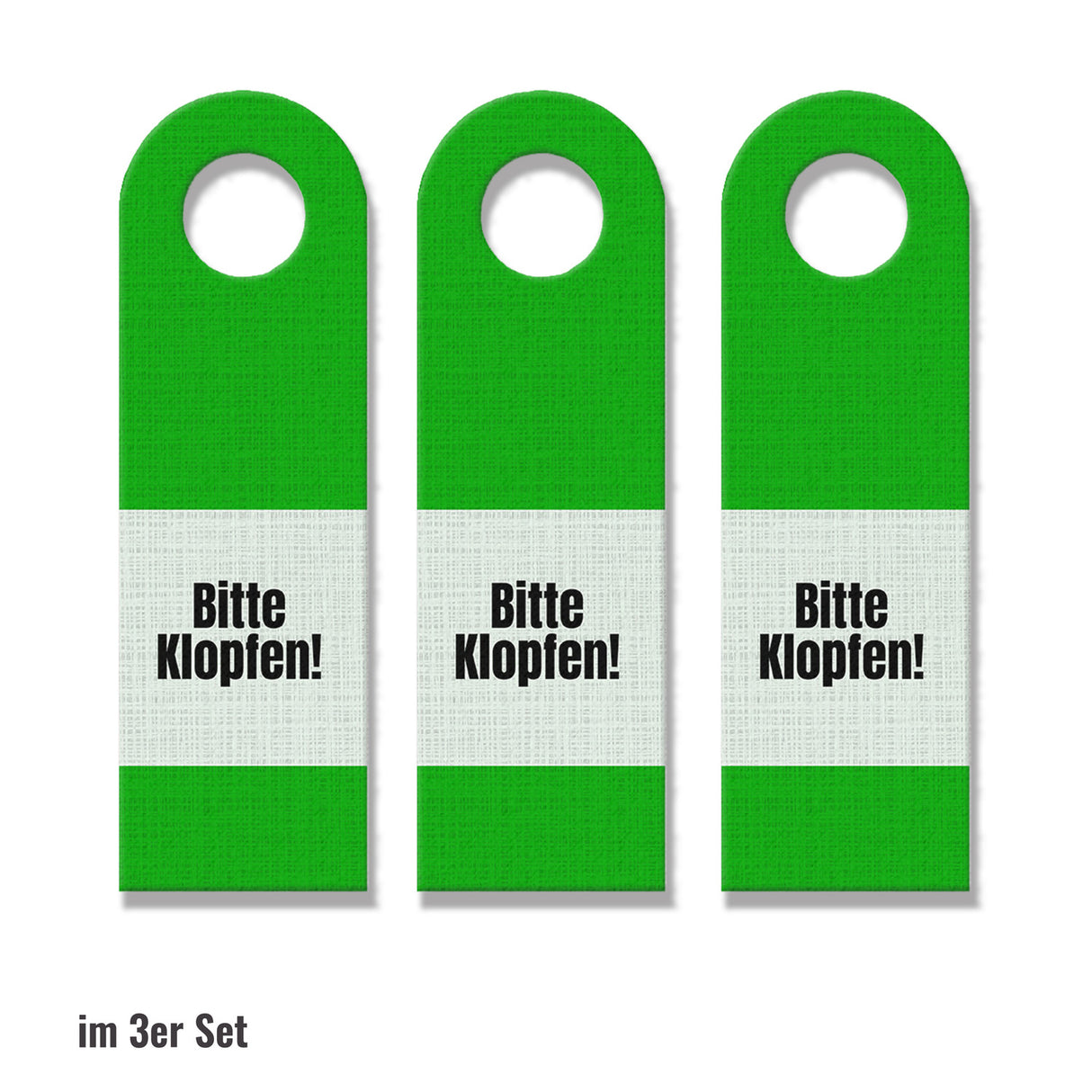 Bitte klopfen - Bitte nicht stören Türhänger und Rot
