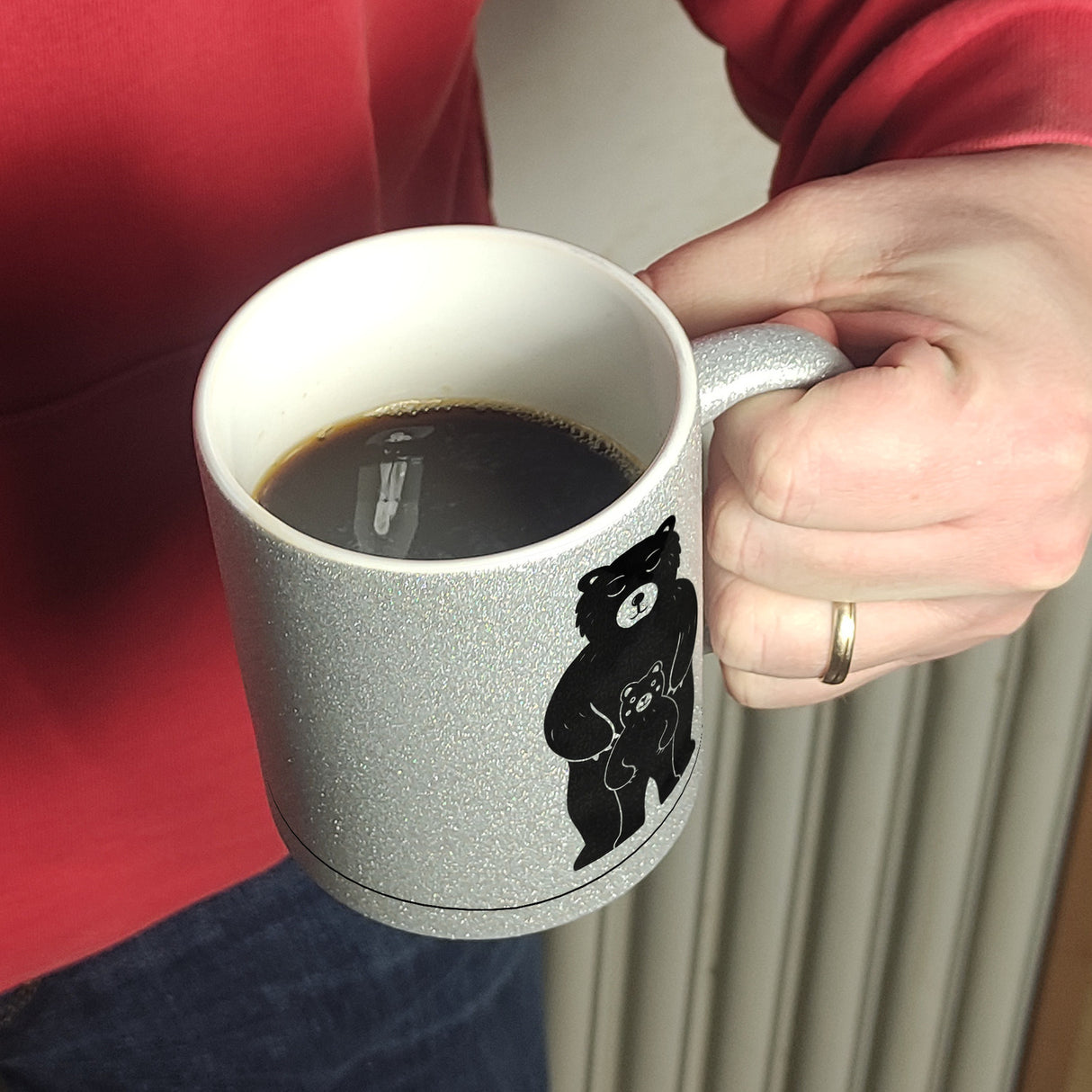 Mama Bär Kaffebecher mit süßem Bärenmotiv Kaffeebecher