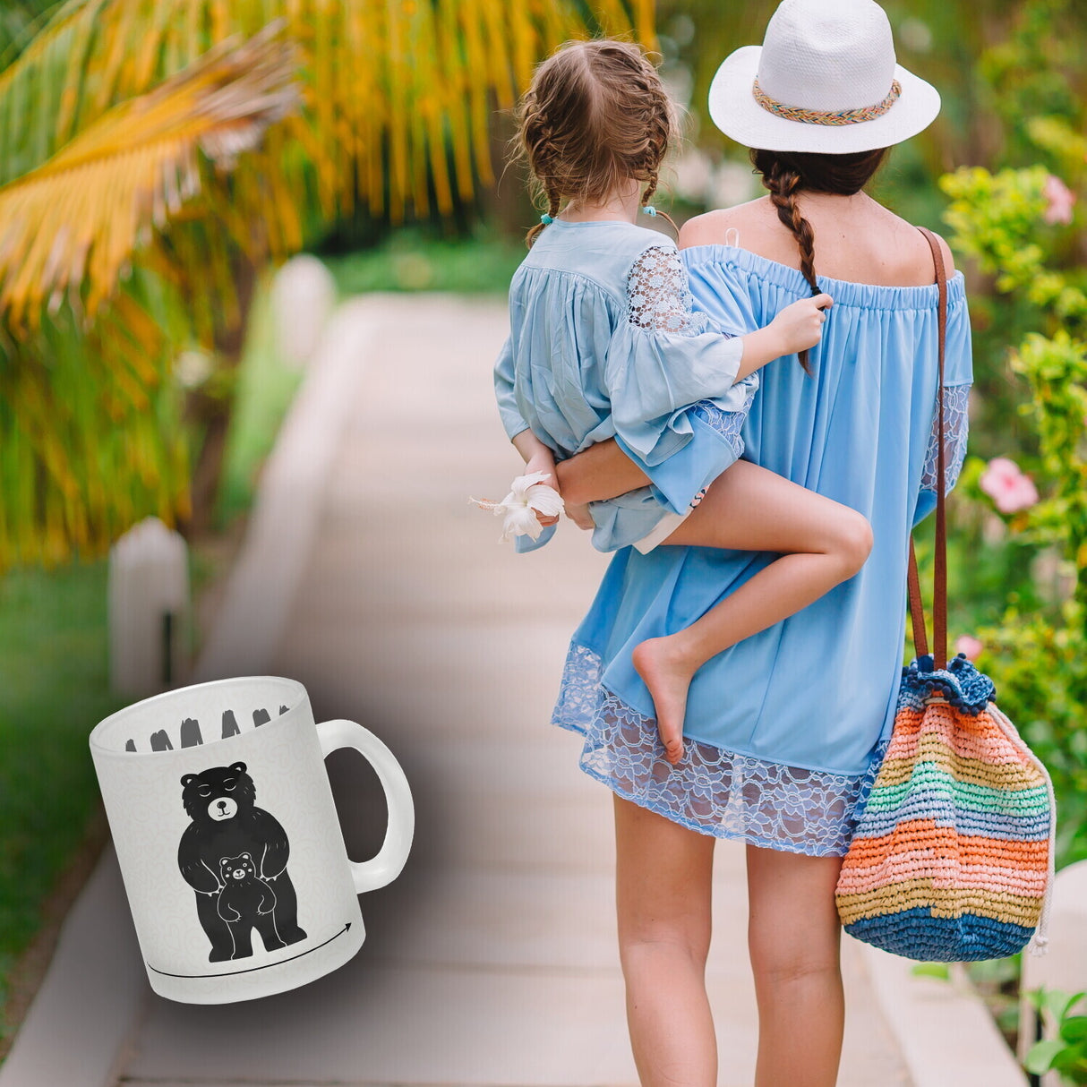 Mama Bär Kaffebecher mit süßem Bärenmotiv Kaffeebecher