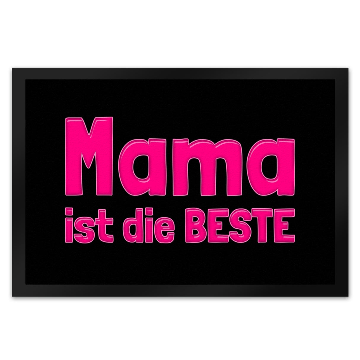 Mama ist die Beste Fußmatte Schuhabstreifer und Pink