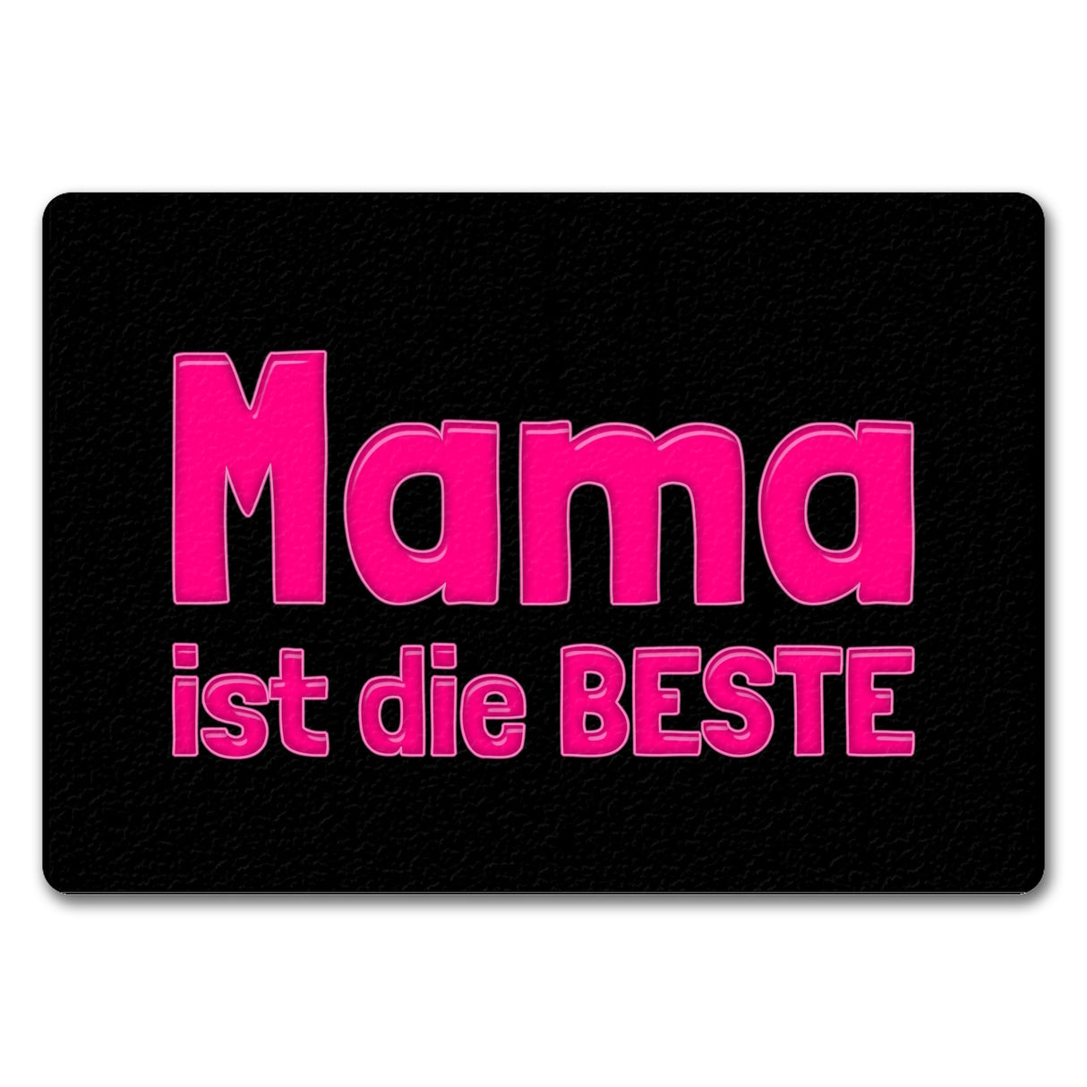 Mama ist die Beste Fußmatte Schuhabstreifer und Pink