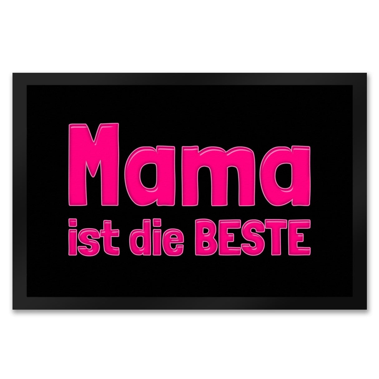 Mama ist die Beste Fußmatte Schuhabstreifer und Pink