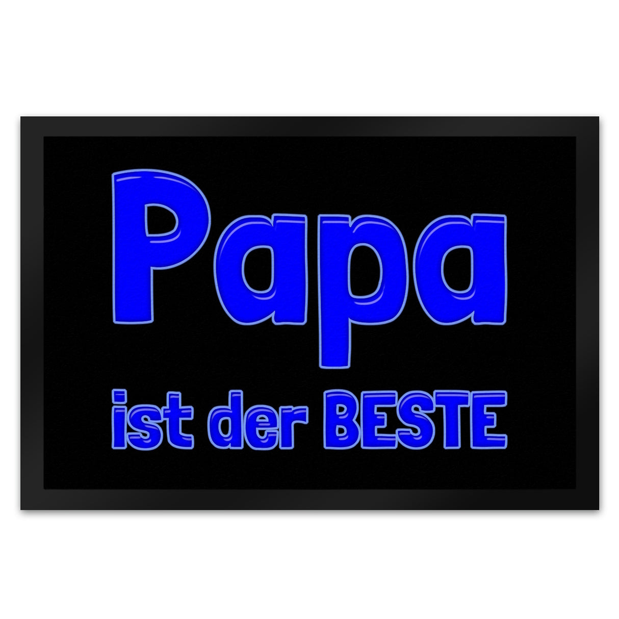 Papa ist der Beste Fußmatte Schuhabstreifer und Blau