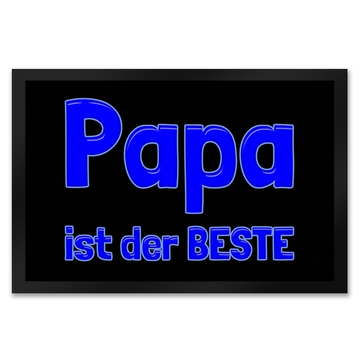 Papa ist der Beste Fußmatte Schuhabstreifer und Blau