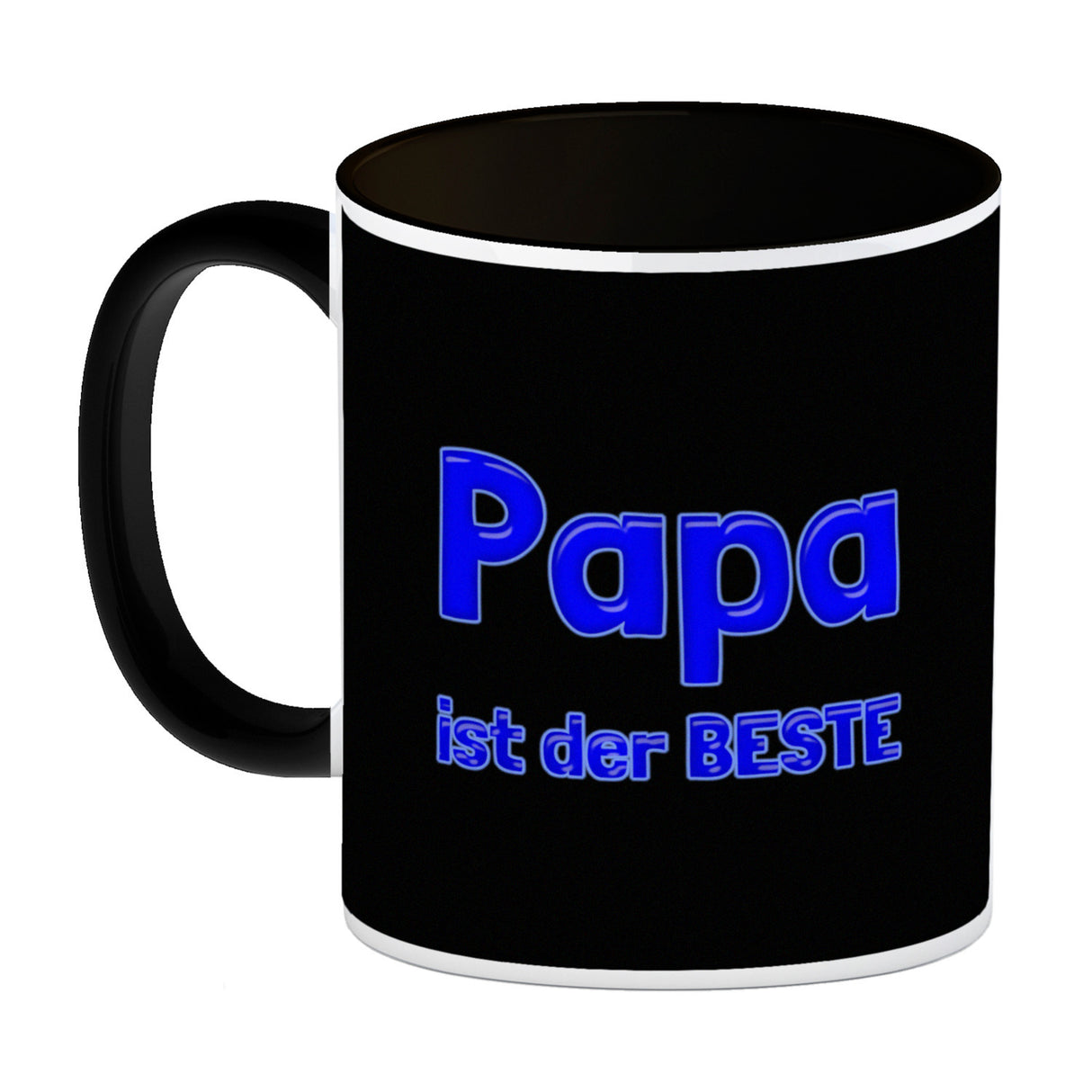 Papa ist der Beste Kaffeebecher und Blau