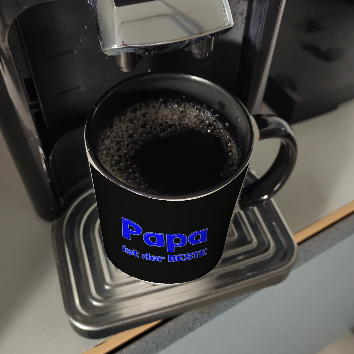 Papa ist der Beste Kaffeebecher und Blau