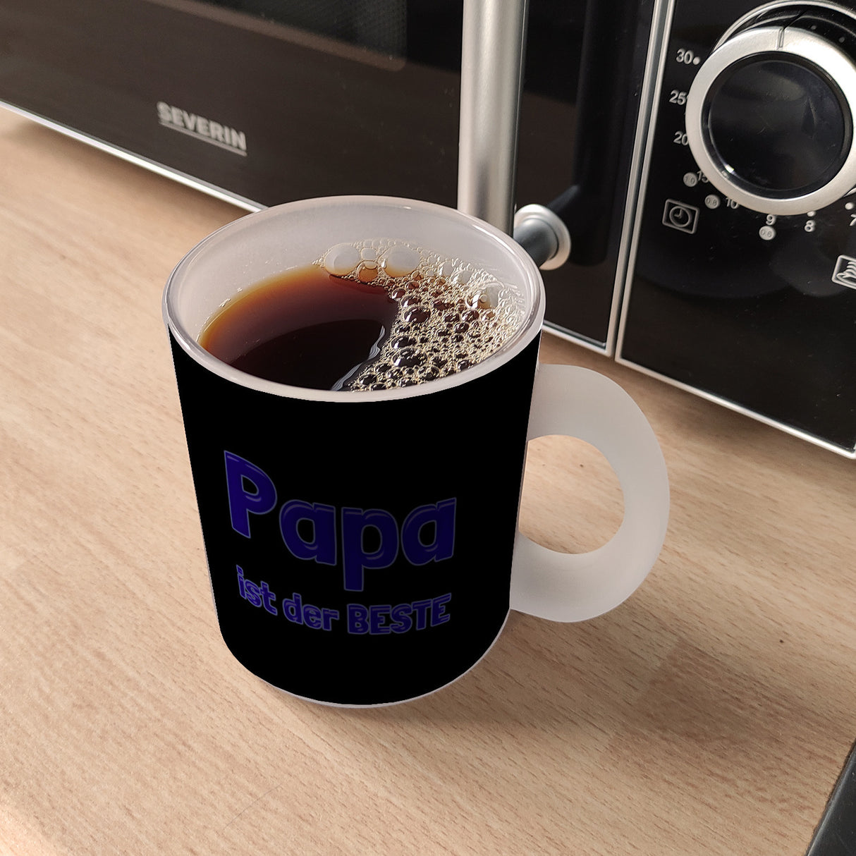 Papa ist der Beste Kaffeebecher und Blau