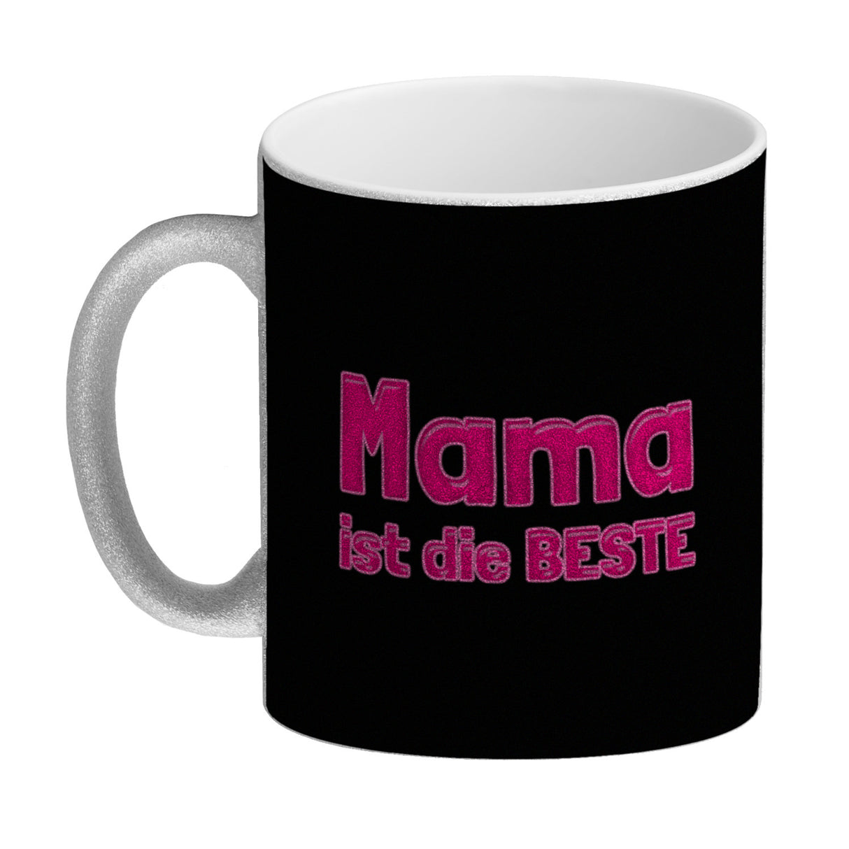 Mama ist die Beste Kaffeebecher und Pink