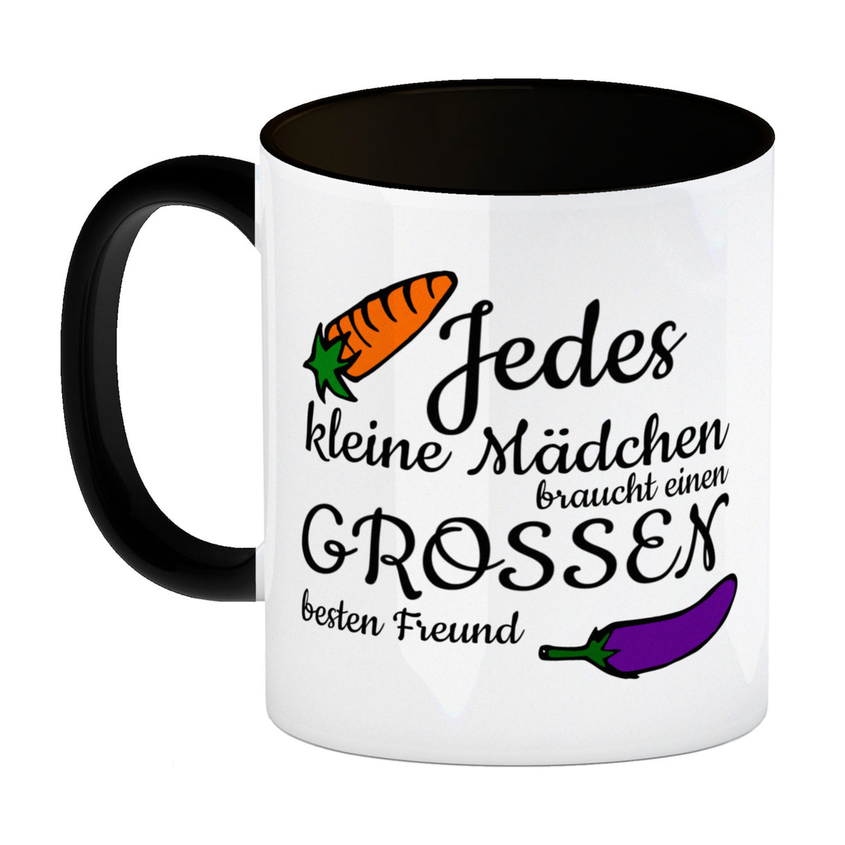 Jedes kleine Mädchen braucht einen Großen besten Freund Kaffeebecher Tasse
