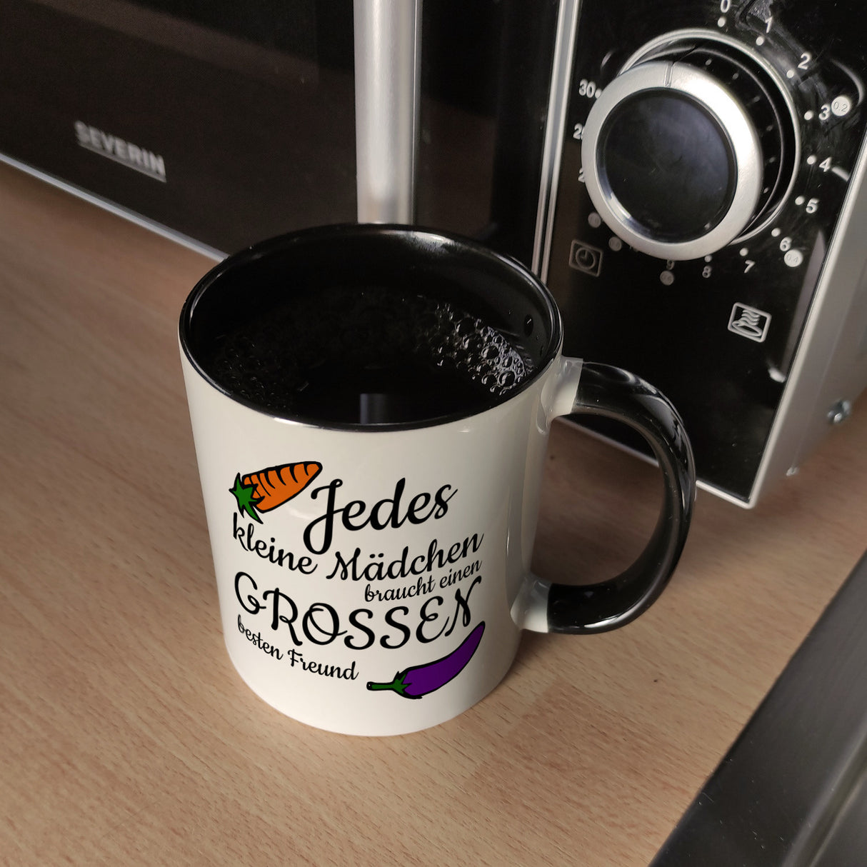 Jedes kleine Mädchen braucht einen Großen besten Freund Kaffeebecher Tasse