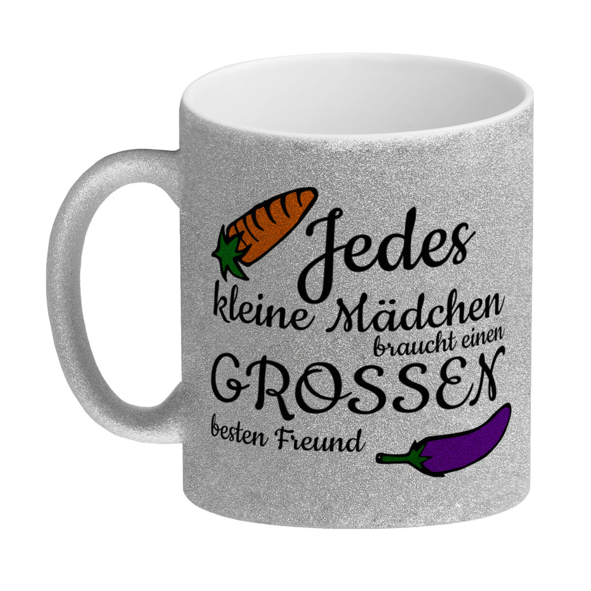 Jedes kleine Mädchen braucht einen Großen besten Freund Kaffeebecher Tasse
