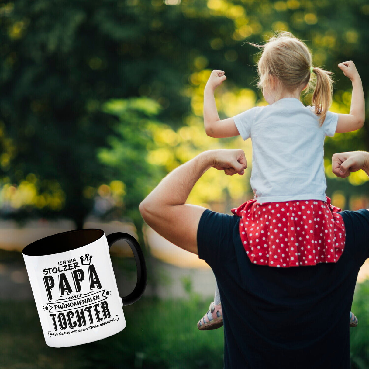 Ich bin stolzer Papa einer phänomenalen Tochter Kaffeebecher