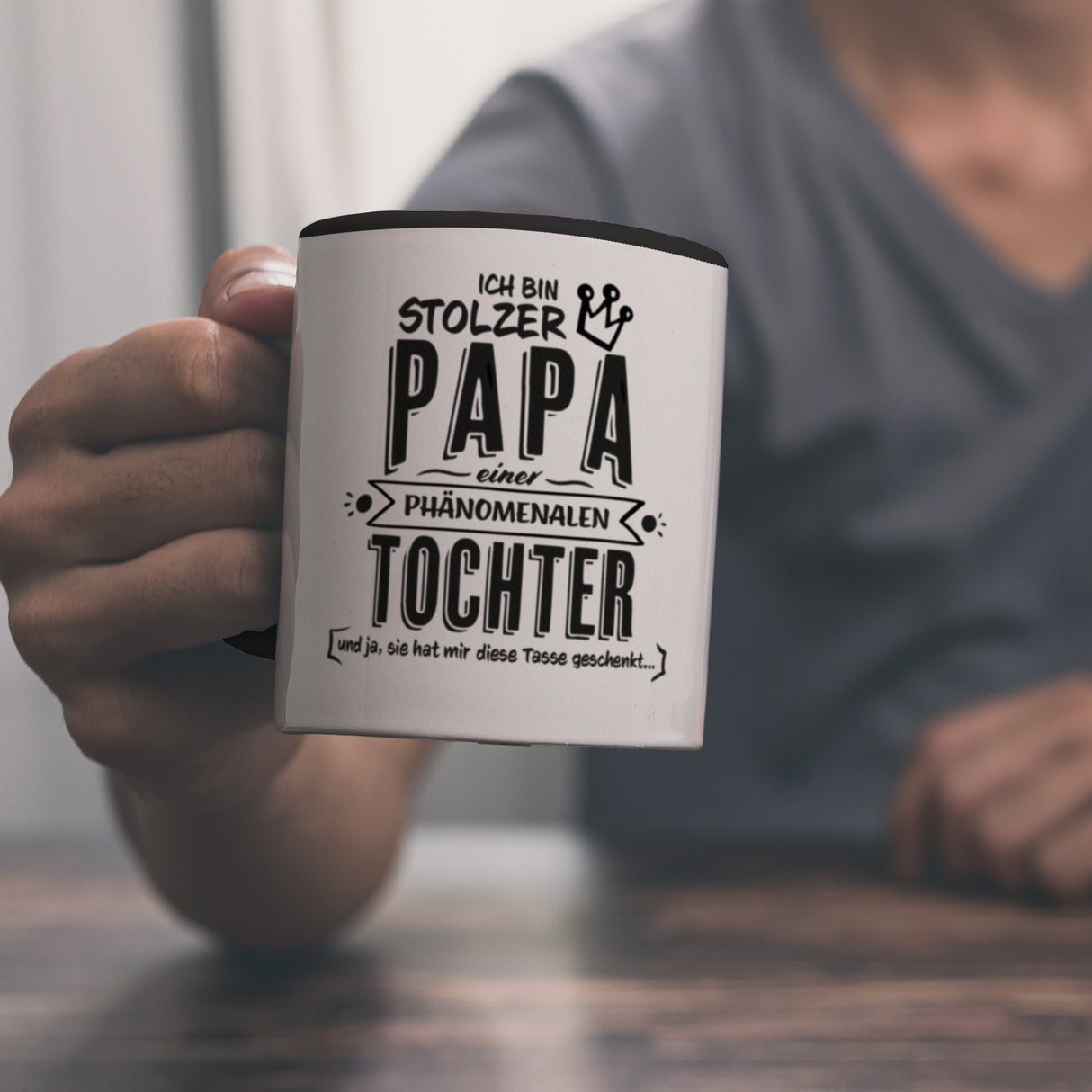 Ich bin stolzer Papa einer phänomenalen Tochter Kaffeebecher