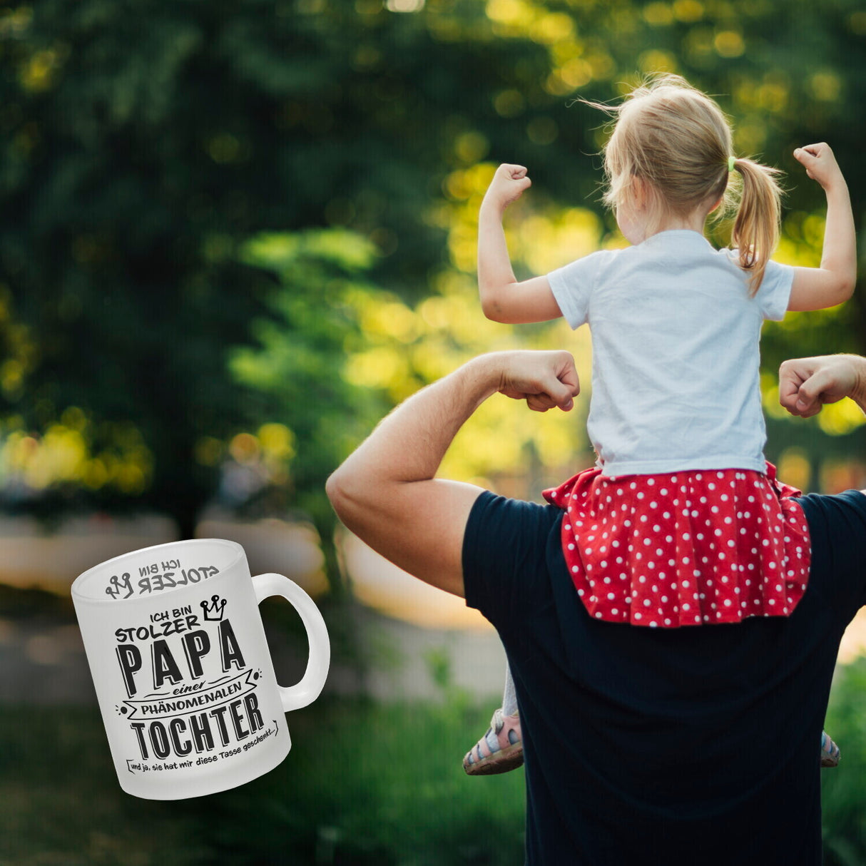 Ich bin stolzer Papa einer phänomenalen Tochter Kaffeebecher