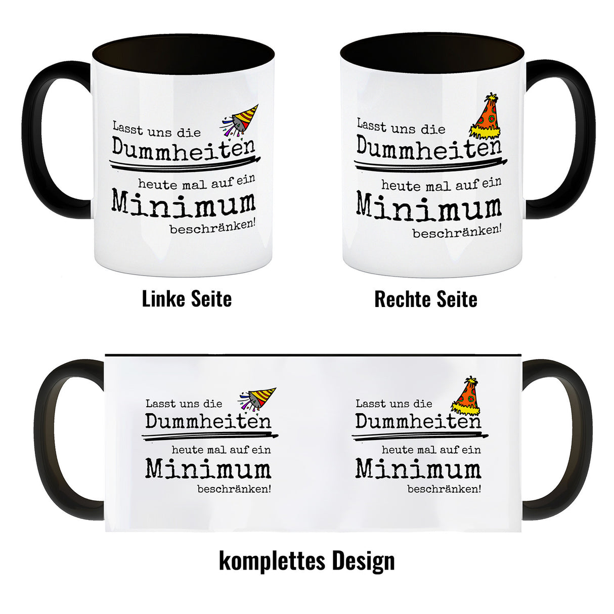 Heute mal keine Dummheiten im Büro Kaffeebecher