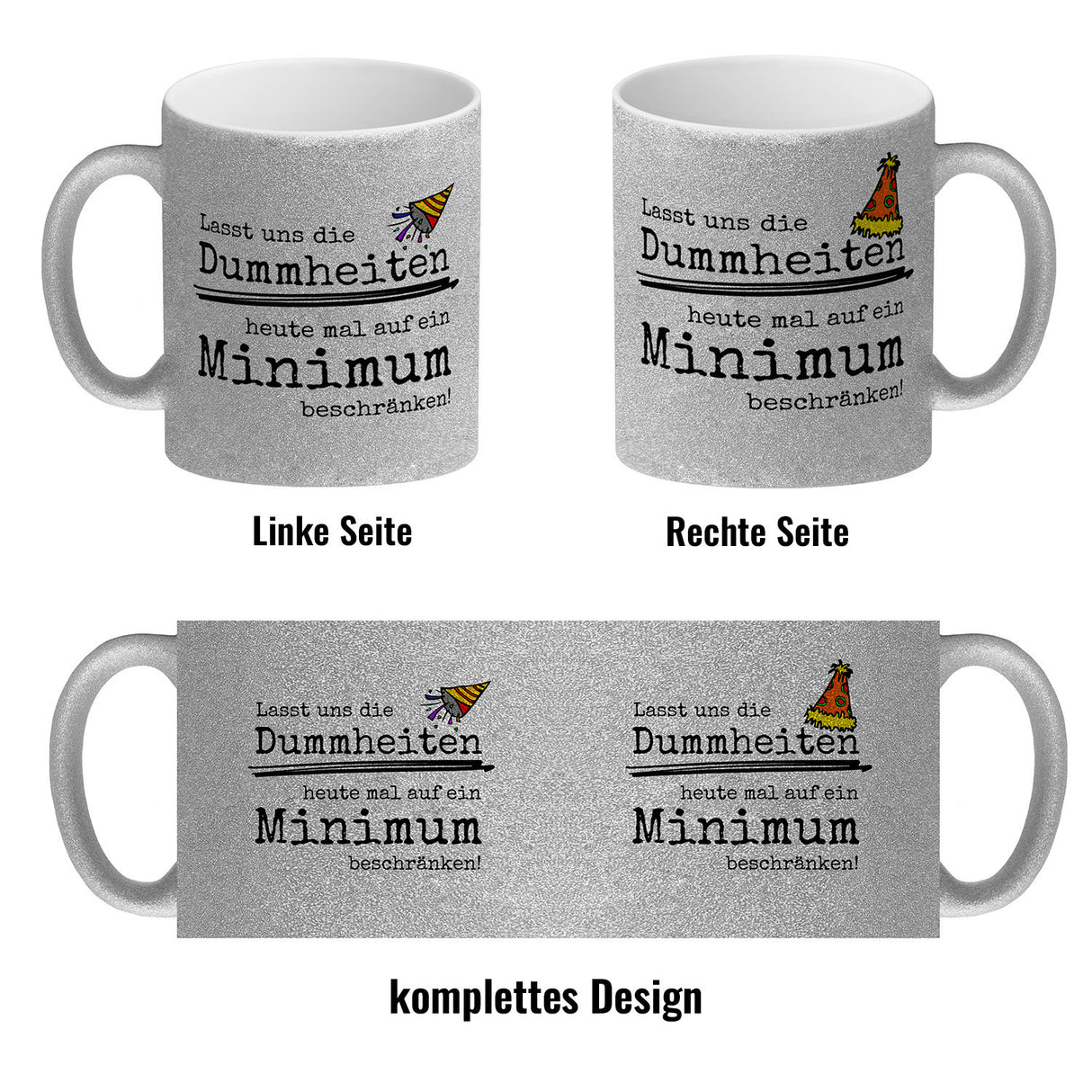 Heute mal keine Dummheiten im Büro Kaffeebecher