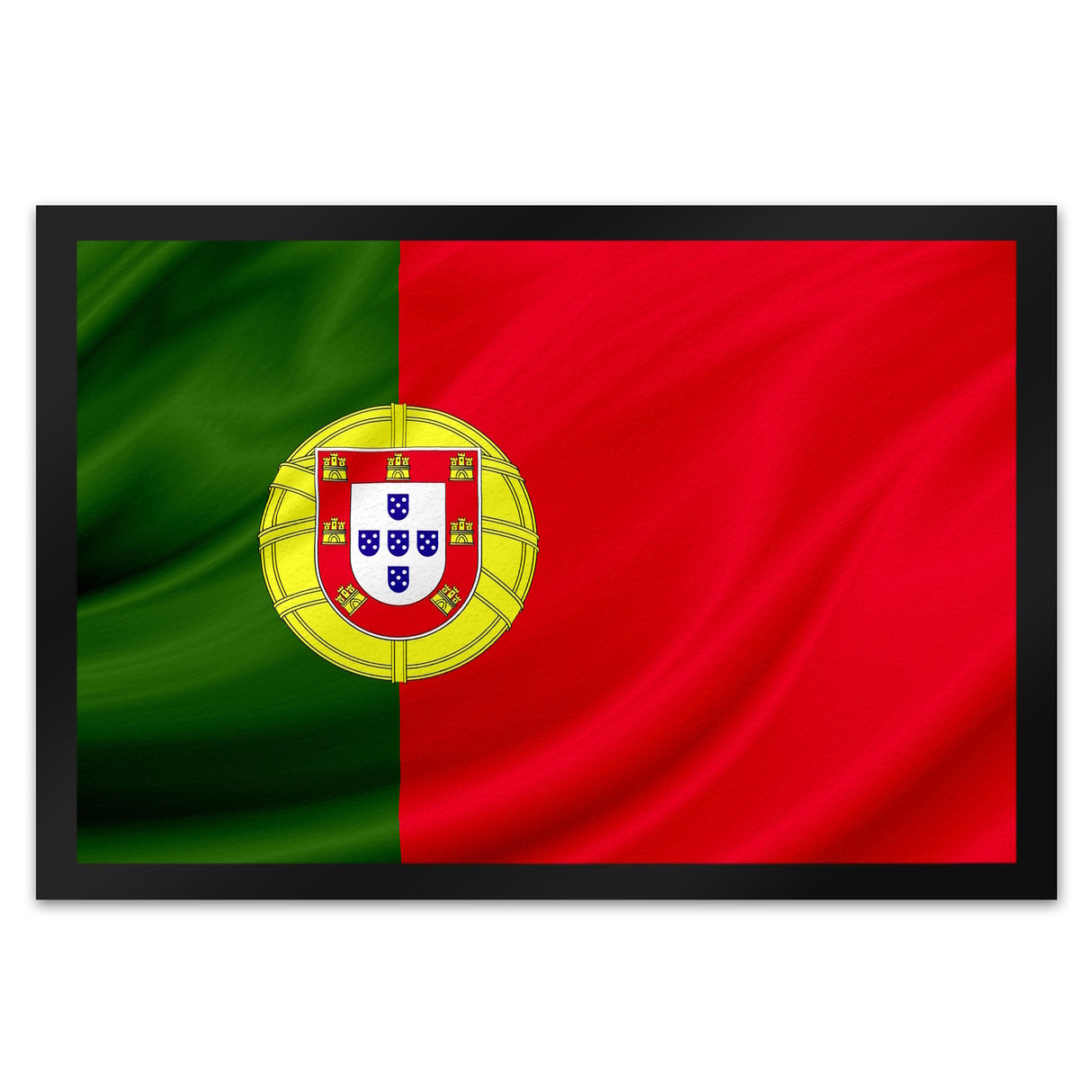 Portugal Fahne und Flagge Fussmatte Fanartikel