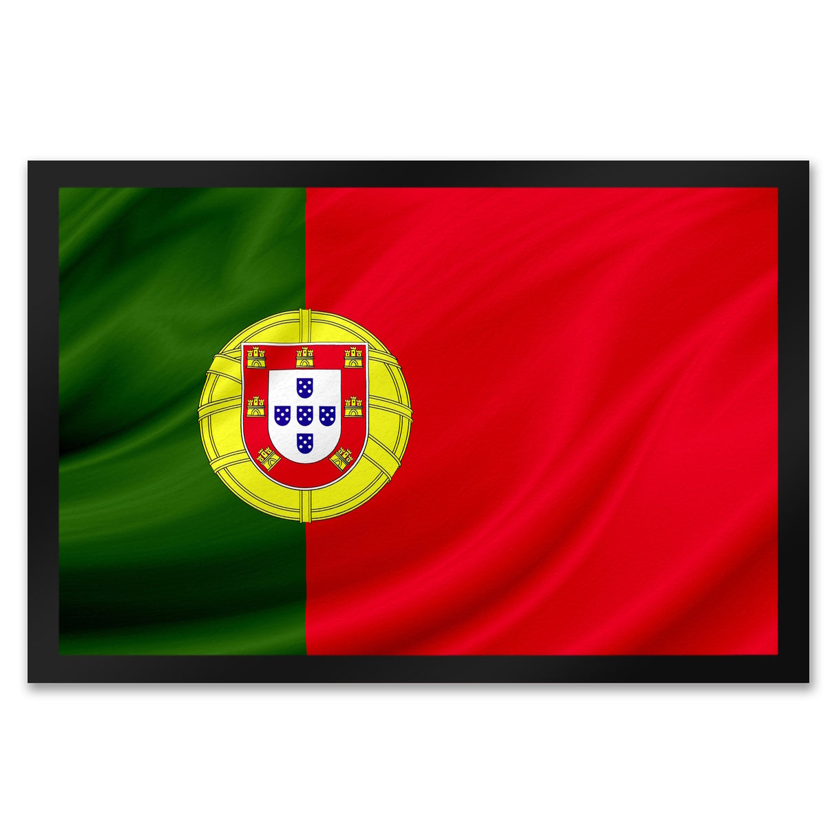 Portugal Fahne und Flagge Fussmatte Fanartikel