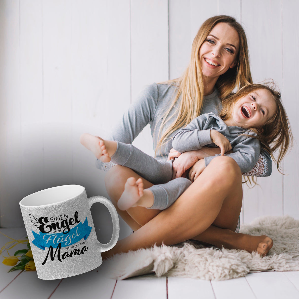 Ein Engel ohne Flügel nennt man Mama Kaffeebecher zum Muttertag