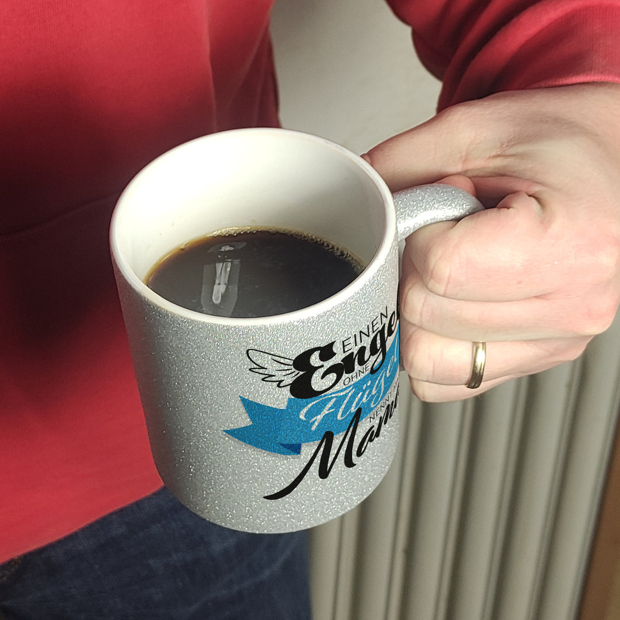 Ein Engel ohne Flügel nennt man Mama Kaffeebecher zum Muttertag