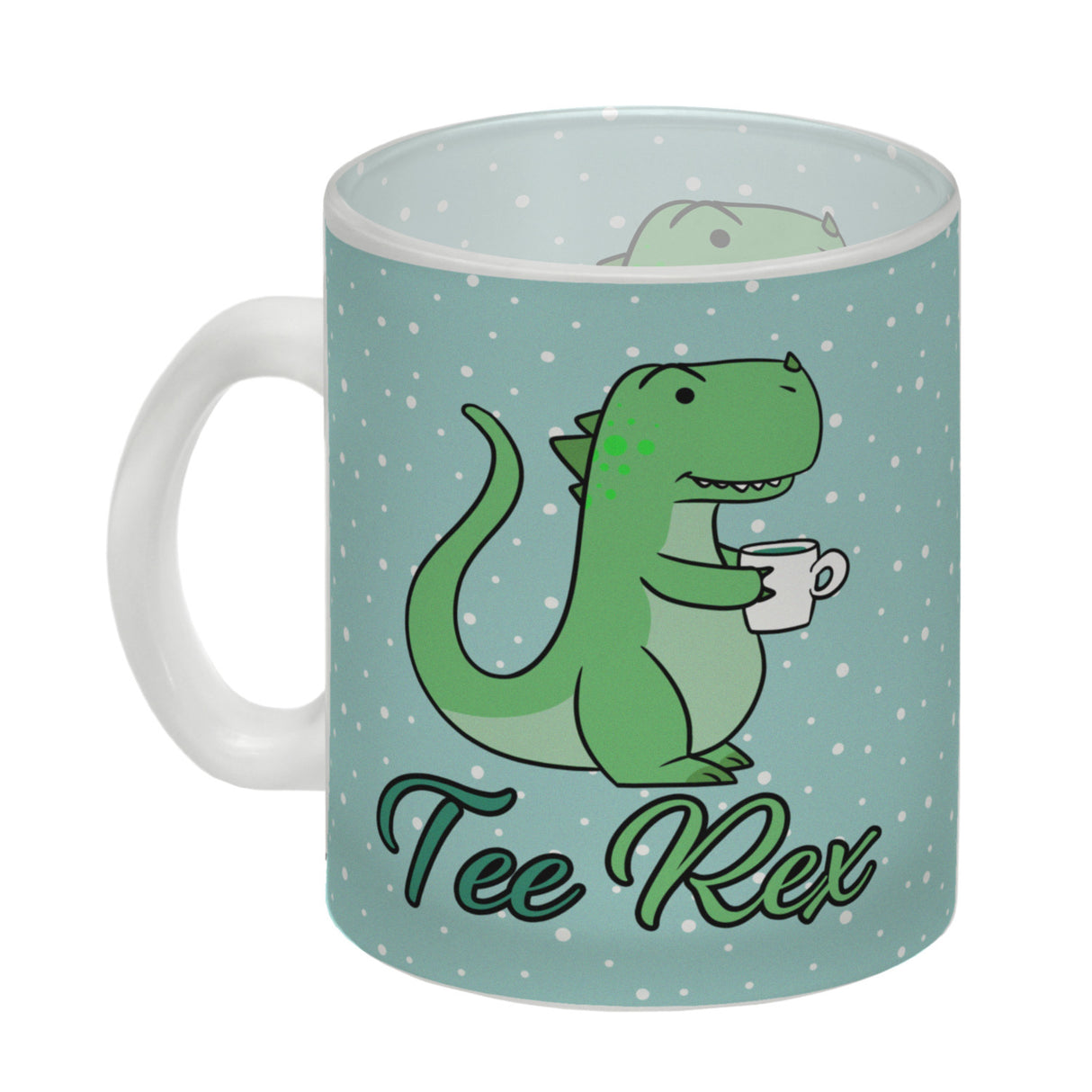 Tee Rex Kaffeebecher mit lustigem T-Rex Dino