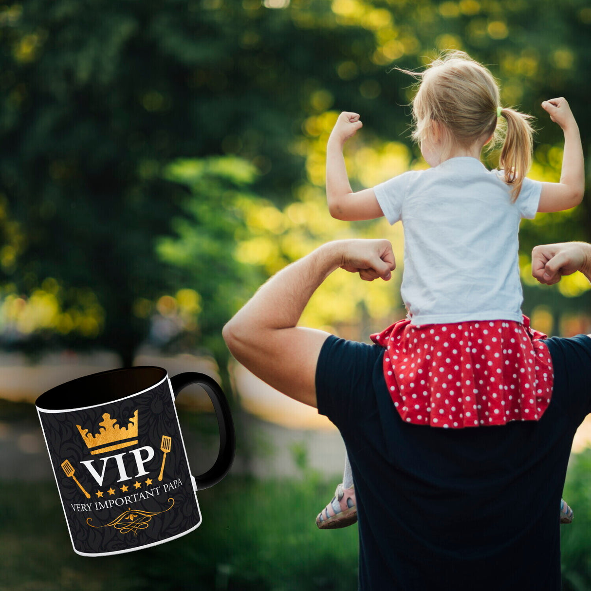 Very Important Papa Kaffeebecher mit VIP Motiv