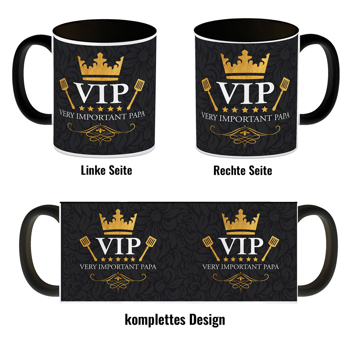Very Important Papa Kaffeebecher mit VIP Motiv